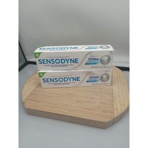 2 Sensodyne Repair & Protect Deep Repair Whitening Fluoride Toothpaste (3.4 oz)